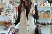 展示女士气质美的简单春装